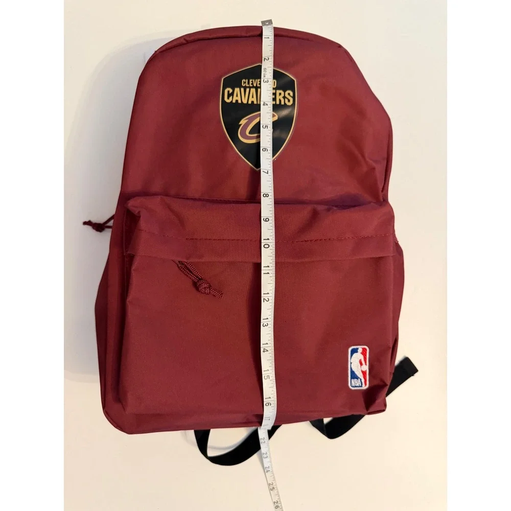 NBA Cleveland Cavaliers Backpack Maroon Red Team Logo School Bag NEW